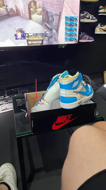 A pair of Jordans in an open box